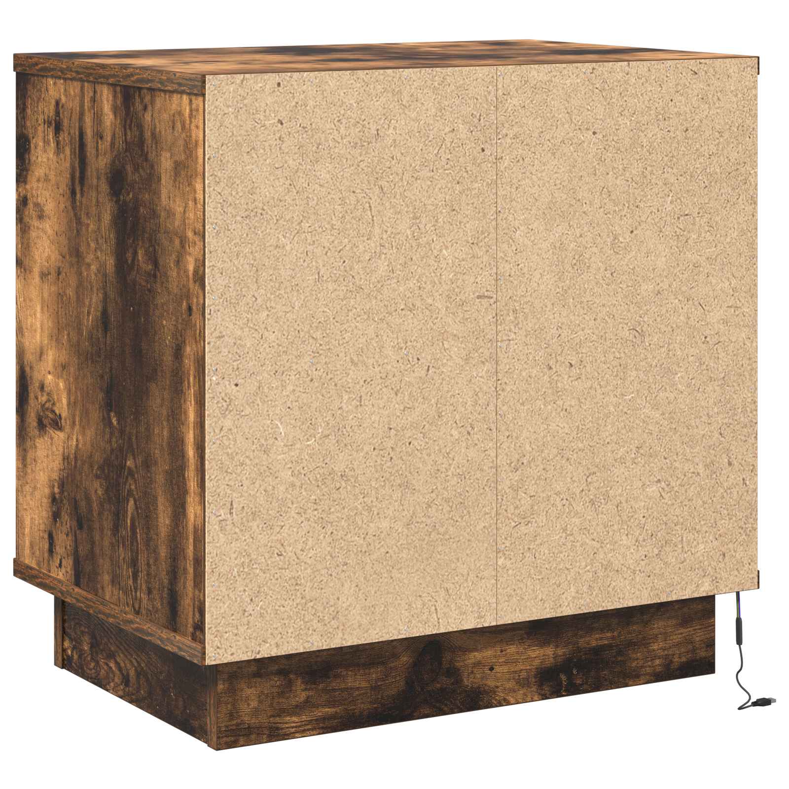 vidaXL Szafka Nocna z szufladą 2 pcs Dąb wędzony 50 x 34,5 x 50 cm
