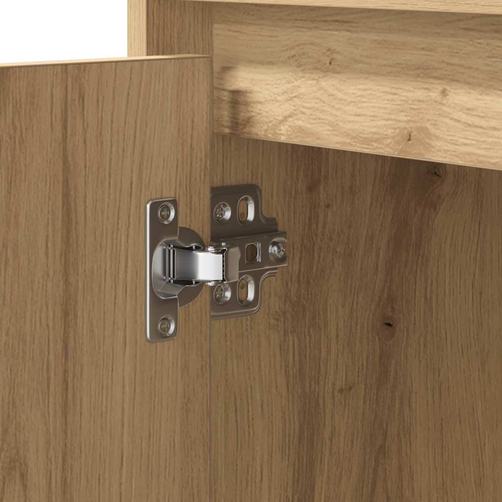vidaXL Szafka Nocna 2 pcs Dąb rzemieślniczy 50 x 34,5 x 50 cm