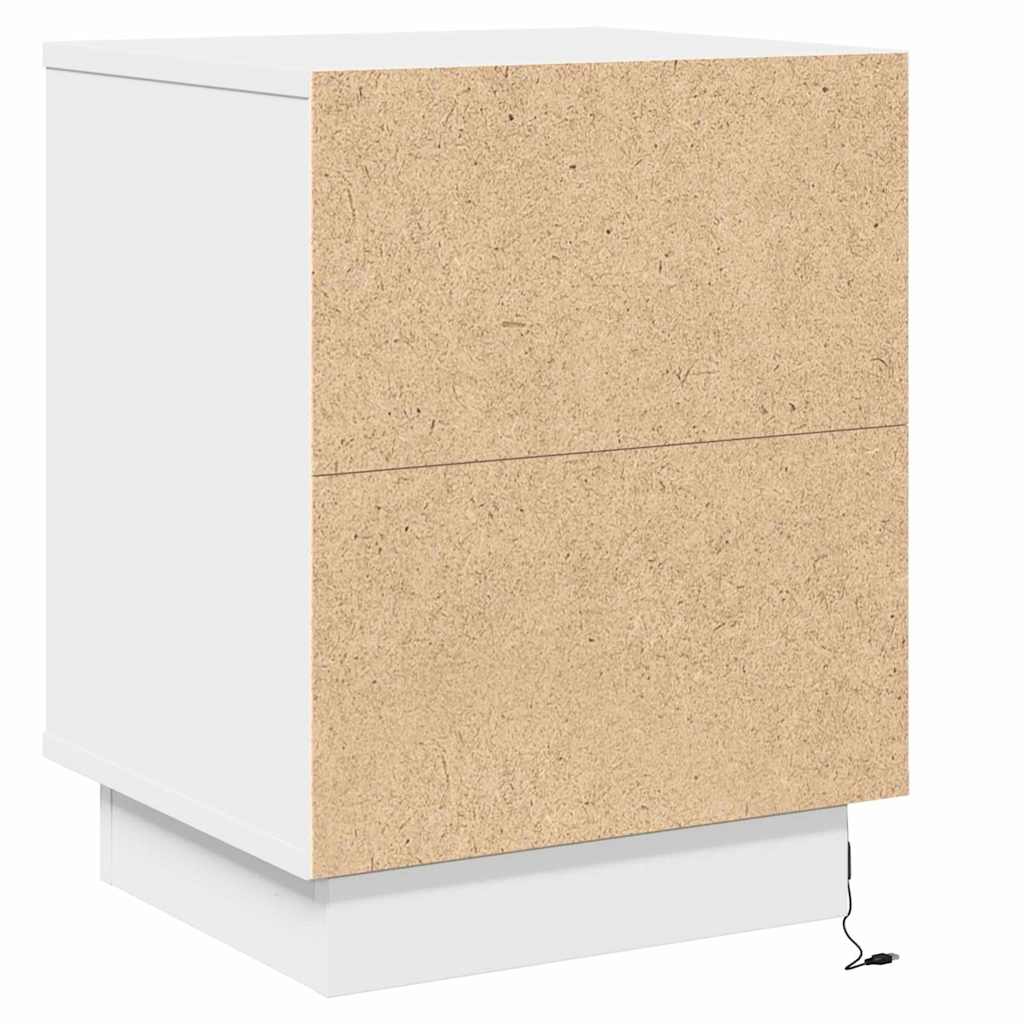 vidaXL Szafka Nocna 2 pcs Biały 39 x 34,5 x 50 cm