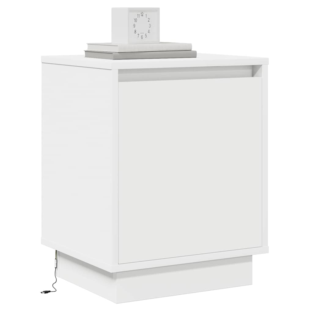 vidaXL Szafka Nocna 2 pcs Biały 39 x 34,5 x 50 cm