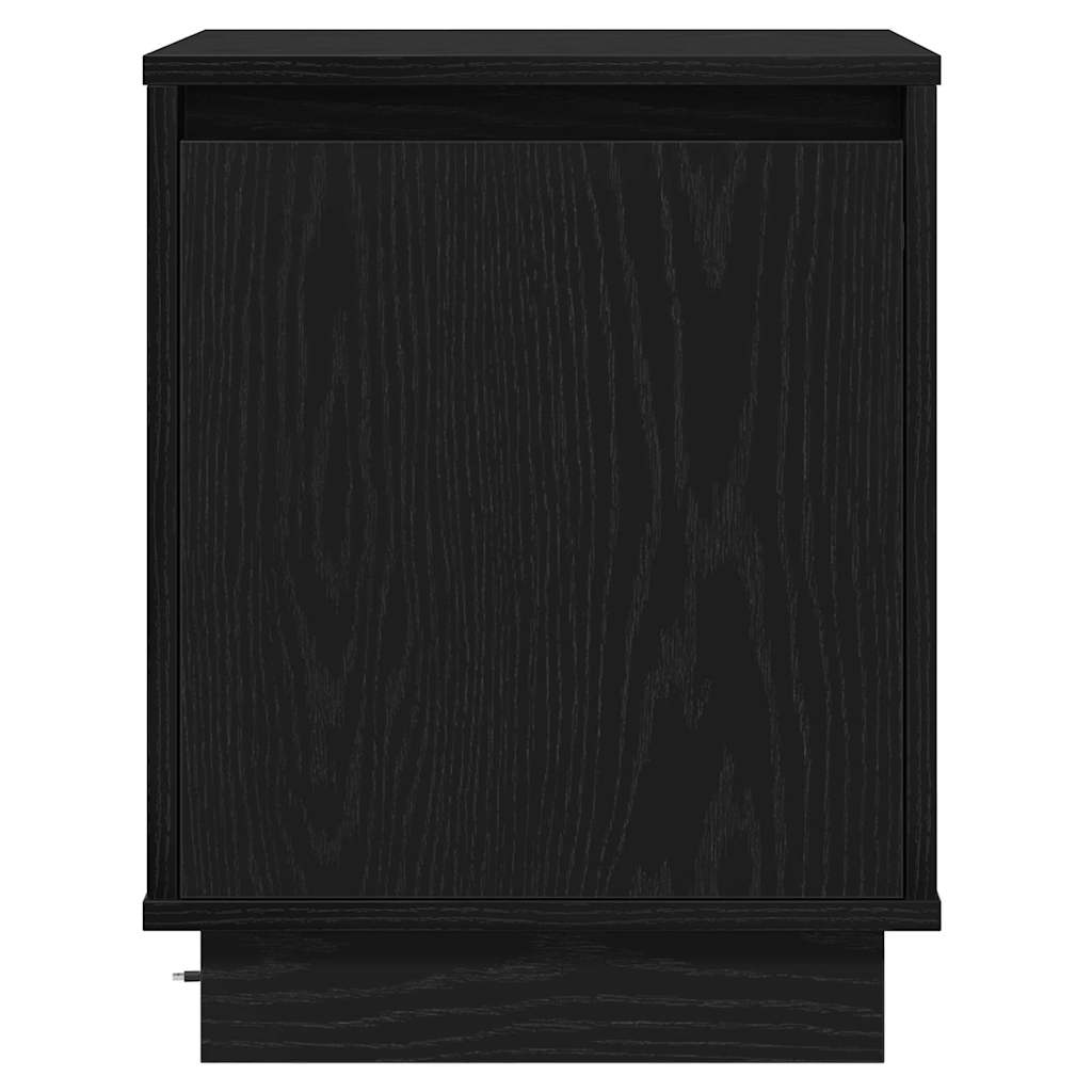 vidaXL Szafka Nocna Czarny Dąb 39 x 34,5 x 50 cm