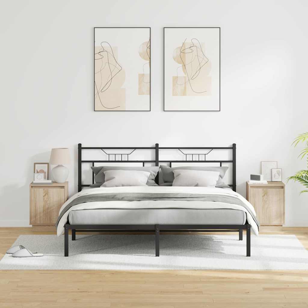 vidaXL Szafka Nocna 2 pcs Dąb Sonoma 39 x 34,5 x 50 cm