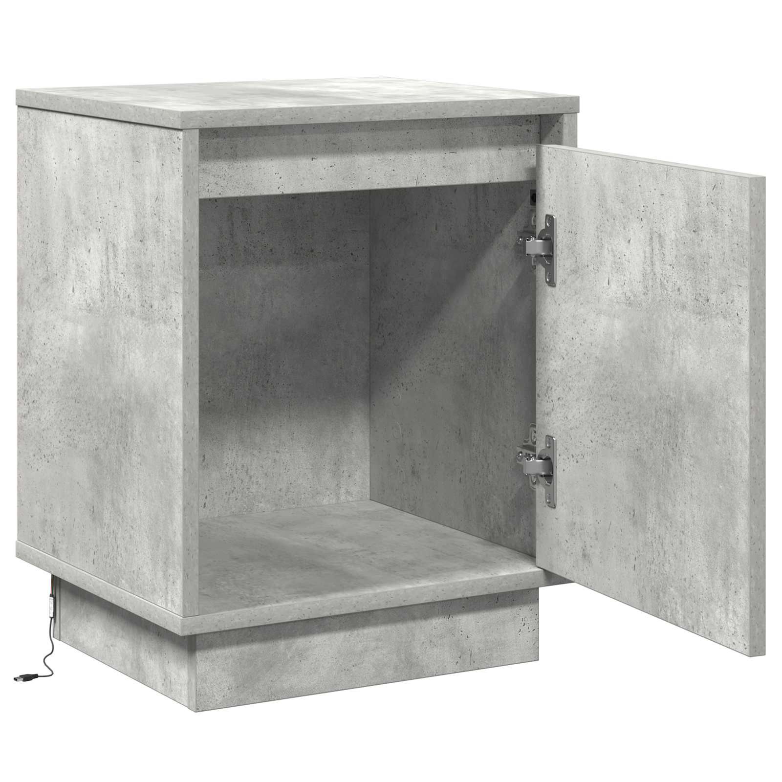 vidaXL Szafka Nocna Betonowy szary 39 x 34,5 x 50 cm
