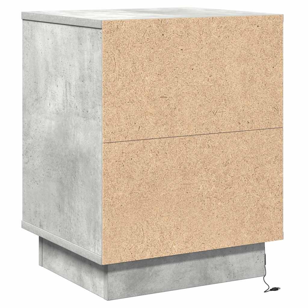 vidaXL Szafka Nocna Betonowy szary 39 x 34,5 x 50 cm