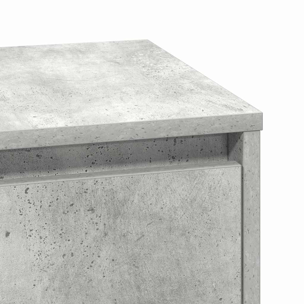 vidaXL Szafka Nocna 2 pcs Betonowy szary 39 x 34,5 x 50 cm