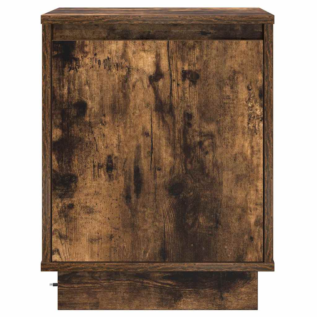 vidaXL Szafka Nocna Dąb wędzony 39 x 34,5 x 50 cm Drewno inżynieryjne