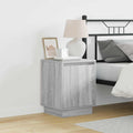 vidaXL Szafka Nocna 2 pcs Szary 39 x 34,5 x 50 cm