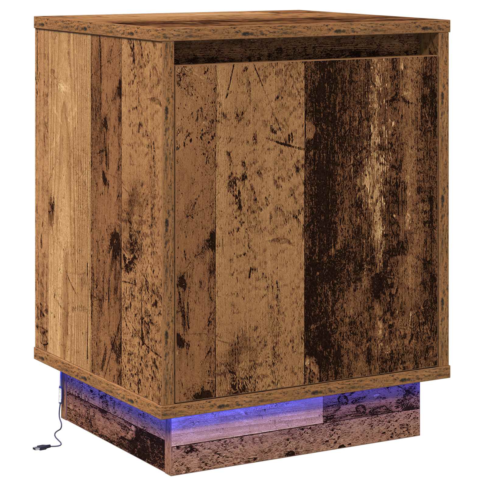 vidaXL Szafka Nocna Stare drewno 39 x 34,5 x 50 cm