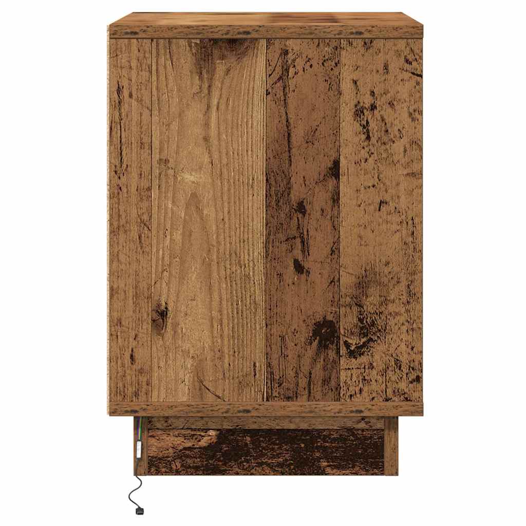 vidaXL Szafka Nocna Stare drewno 39 x 34,5 x 50 cm