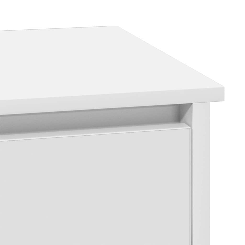 vidaXL Szafka Nocna z szufladą 2 pcs Biały 39 x 34,5 x 50 cm