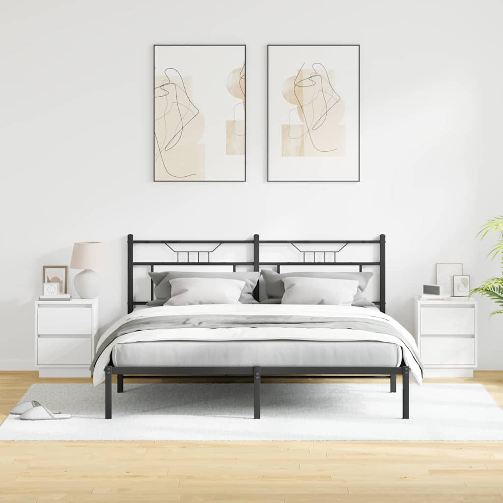 vidaXL Szafka Nocna z szufladą 2 pcs Biały 39 x 34,5 x 50 cm