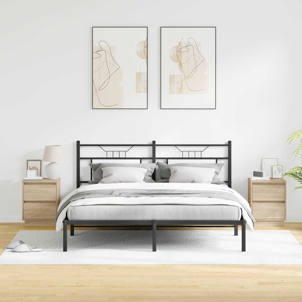 vidaXL Szafka Nocna z szufladą 2 pcs Dąb Sonoma 39 x 34,5 x 50 cm