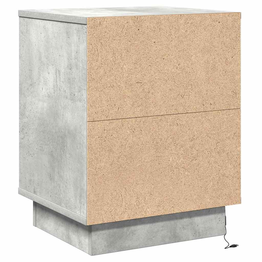 vidaXL Szafka Nocna Betonowy szary 39 x 34,5 x 50 cm