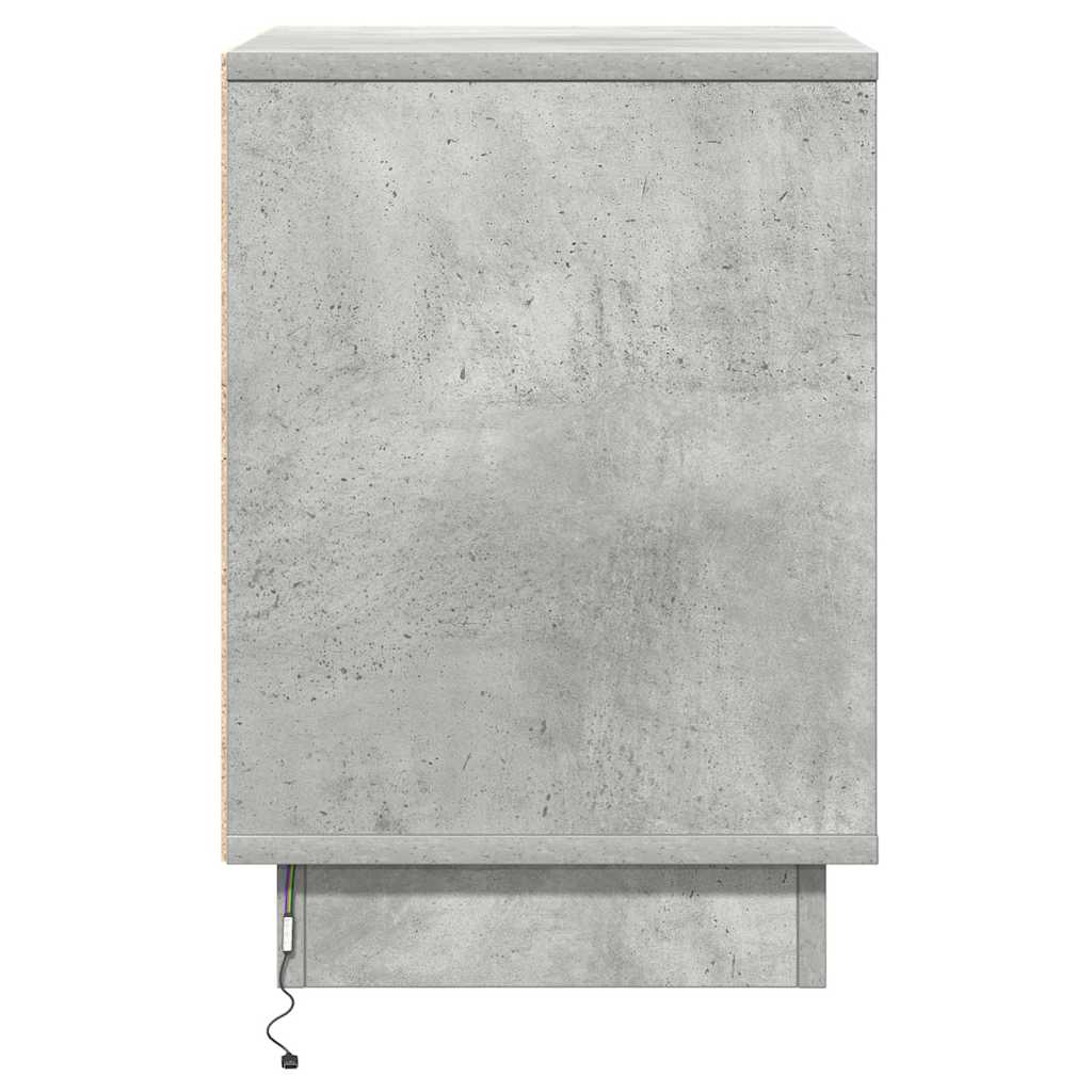 vidaXL Szafka Nocna Betonowy szary 39 x 34,5 x 50 cm