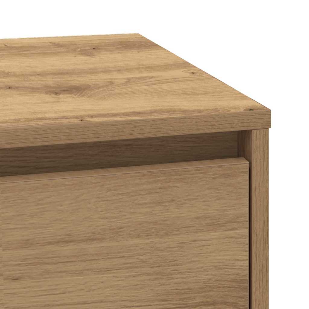 vidaXL Szafka Nocna 2 pcs Dąb rzemieślniczy 39 x 34,5 x 50 cm