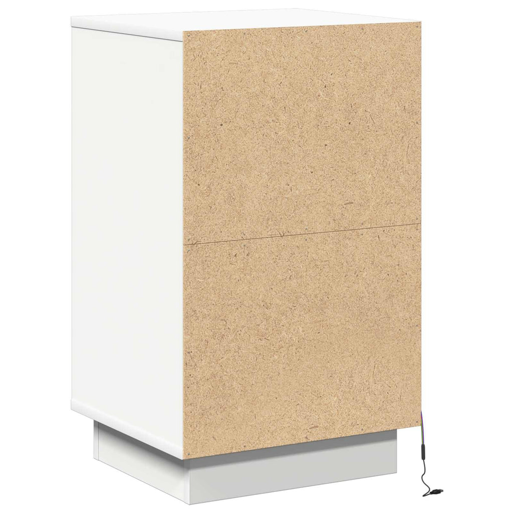 vidaXL Szafka Nocna Biały 39 x 34,5 x 65 cm Materiał drewnopochodny