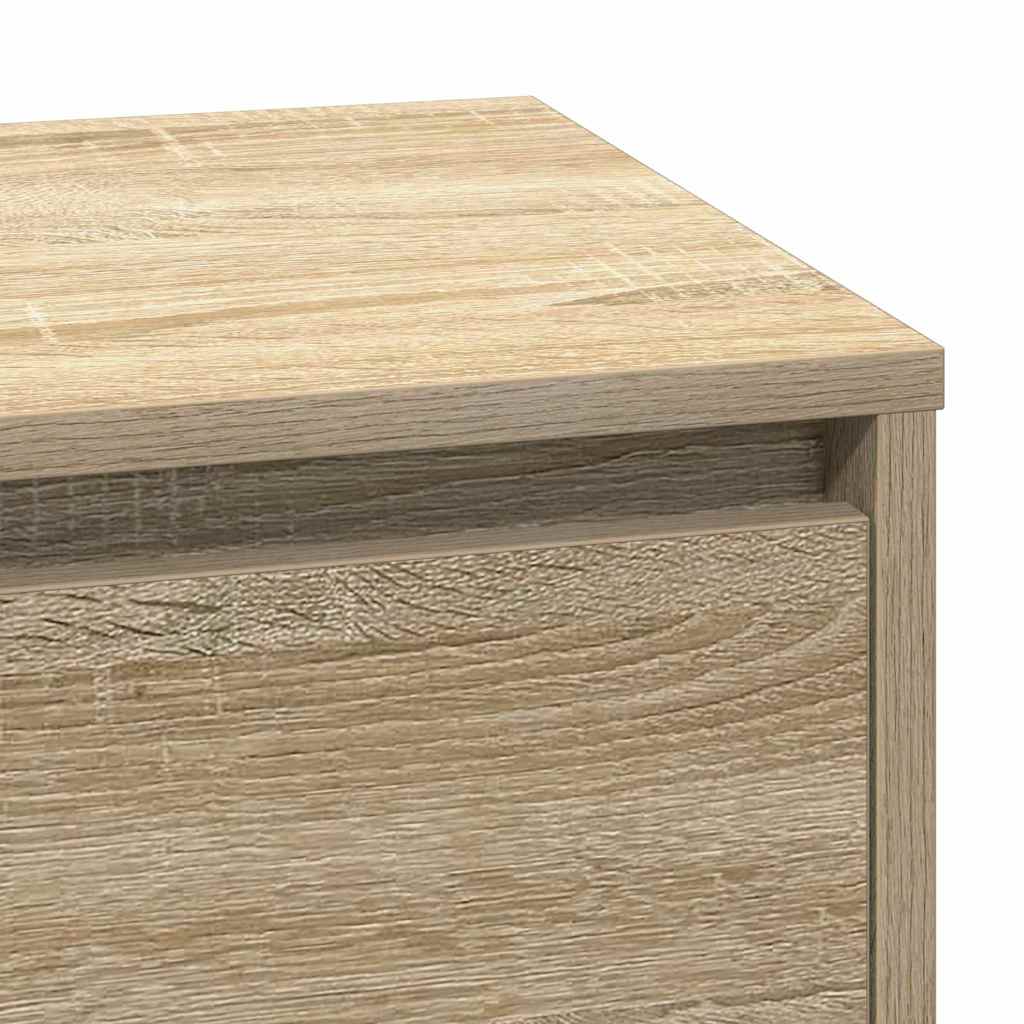 vidaXL Szafka Nocna z szufladą Dąb Sonoma 71 x 34,5 x 75 cm