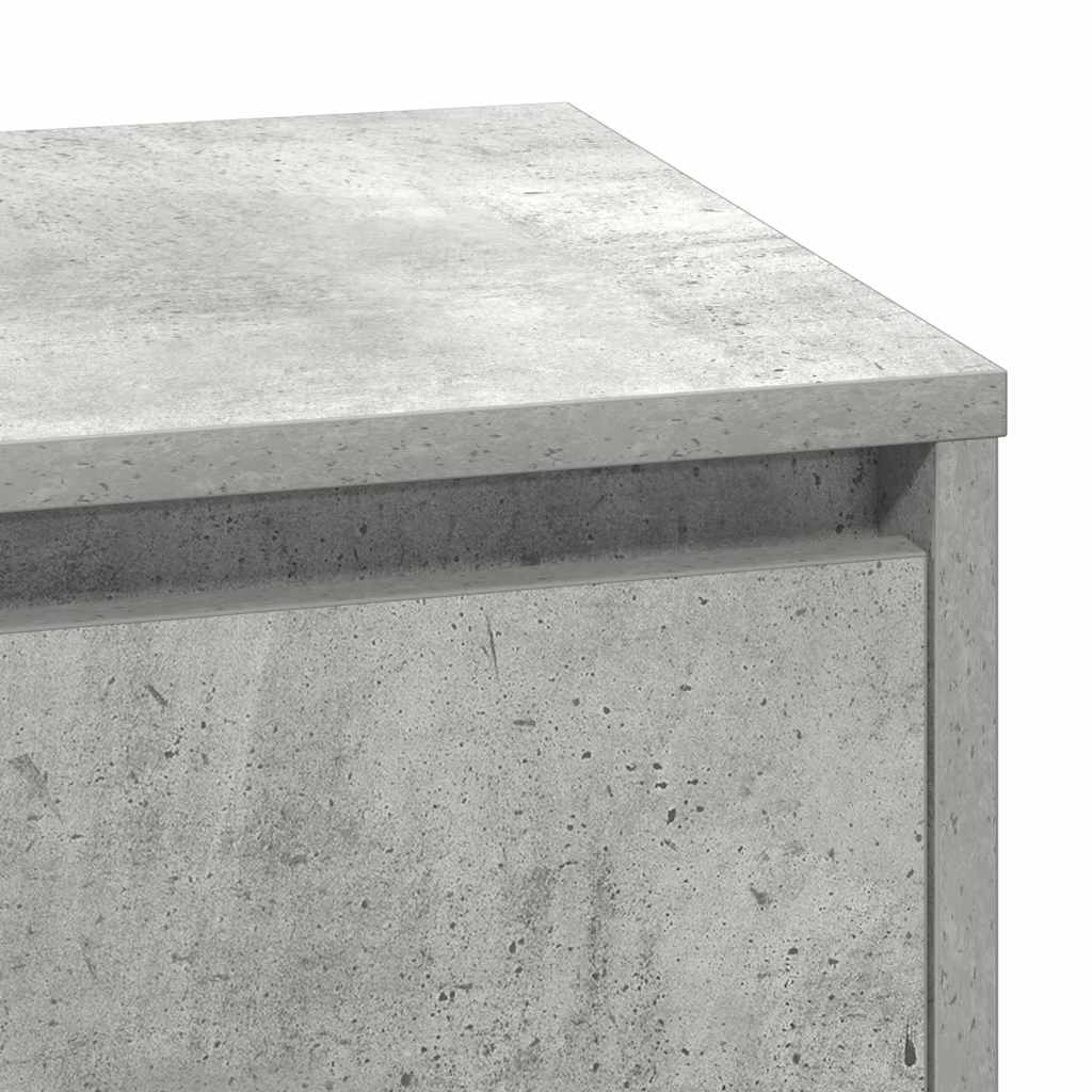 vidaXL Szafka Nocna z szufladą Betonowy szary 71 x 34,5 x 75 cm