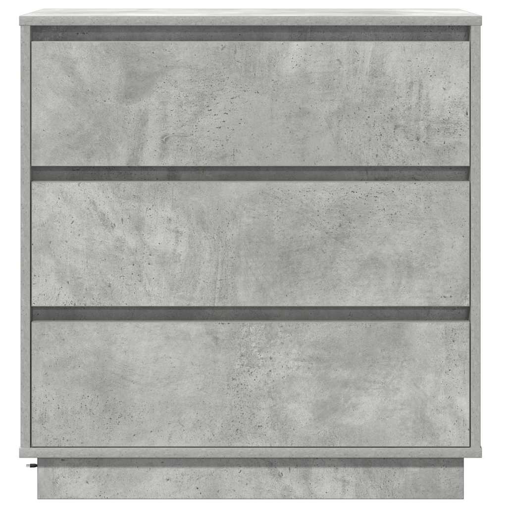 vidaXL Szafka Nocna z szufladą Betonowy szary 71 x 34,5 x 75 cm