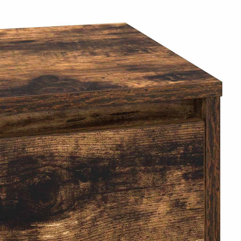 vidaXL Szafka Nocna z szufladą Dąb wędzony 71 x 34,5 x 75 cm