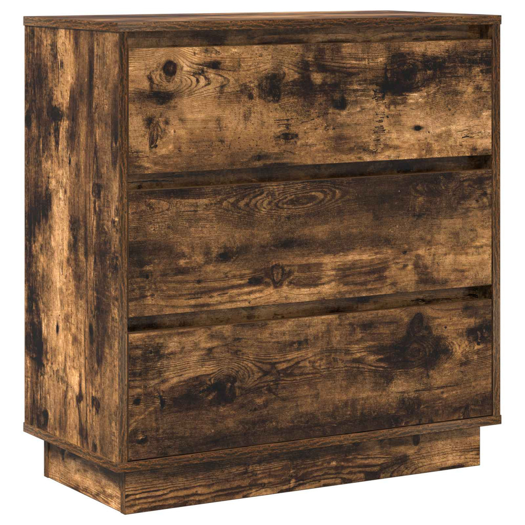 vidaXL Szafka Nocna z szufladą Dąb wędzony 71 x 34,5 x 75 cm