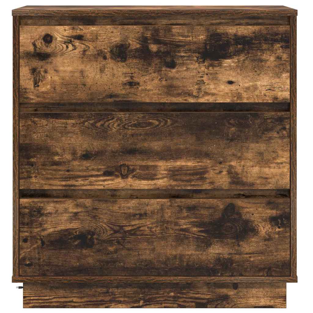 vidaXL Szafka Nocna z szufladą Dąb wędzony 71 x 34,5 x 75 cm