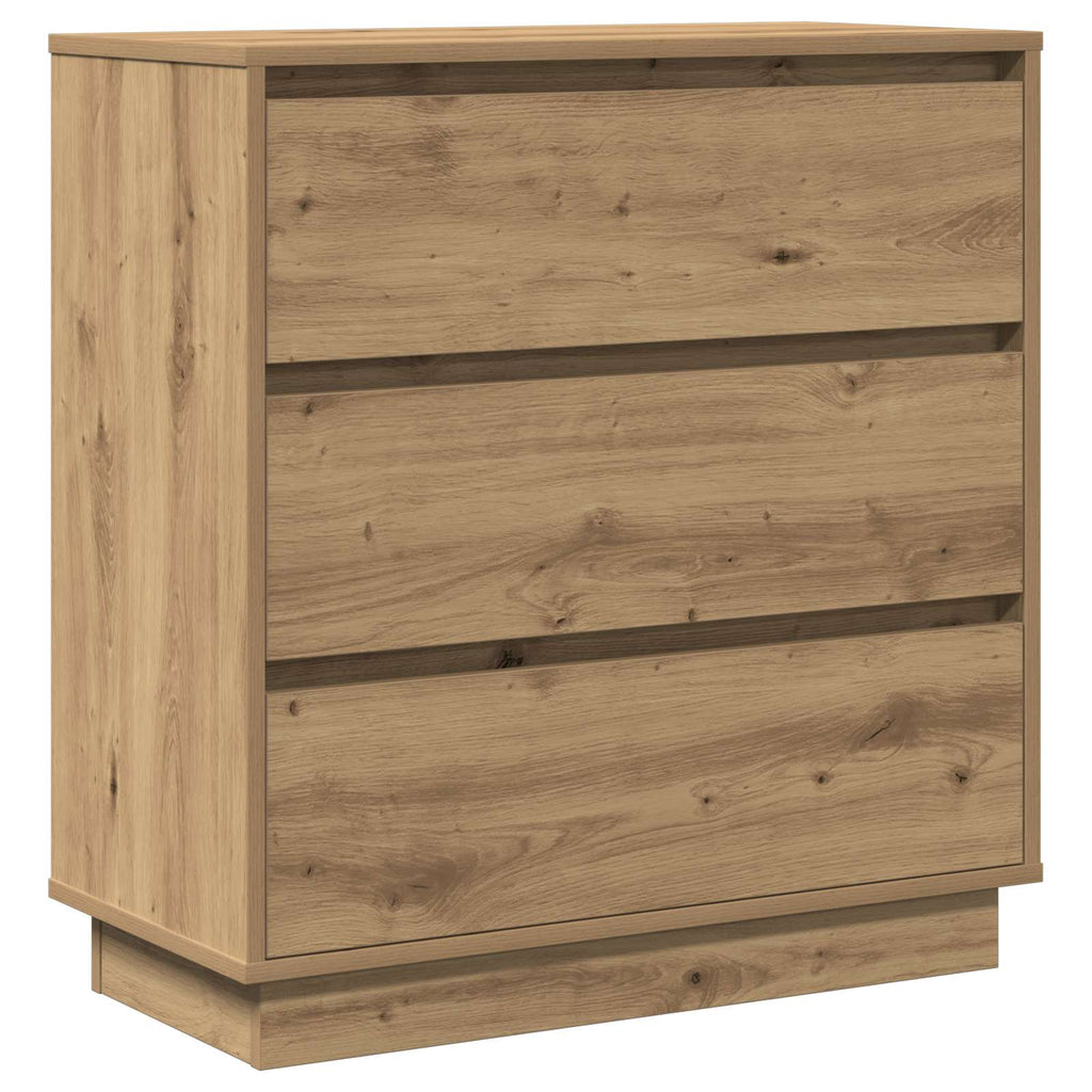 vidaXL Szafka Nocna z szufladą Dąb rzemieślniczy 71 x 34,5 x 75 cm