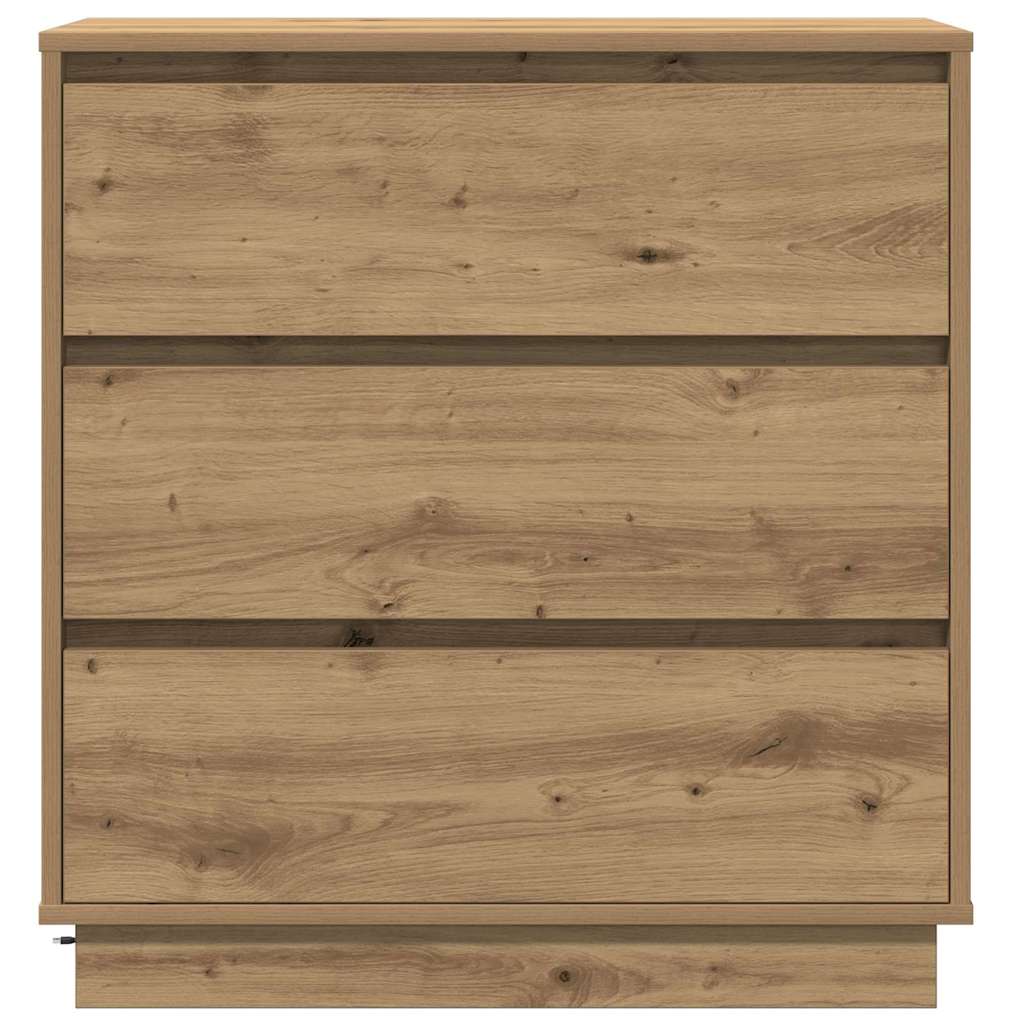 vidaXL Szafka Nocna z szufladą Dąb rzemieślniczy 71 x 34,5 x 75 cm