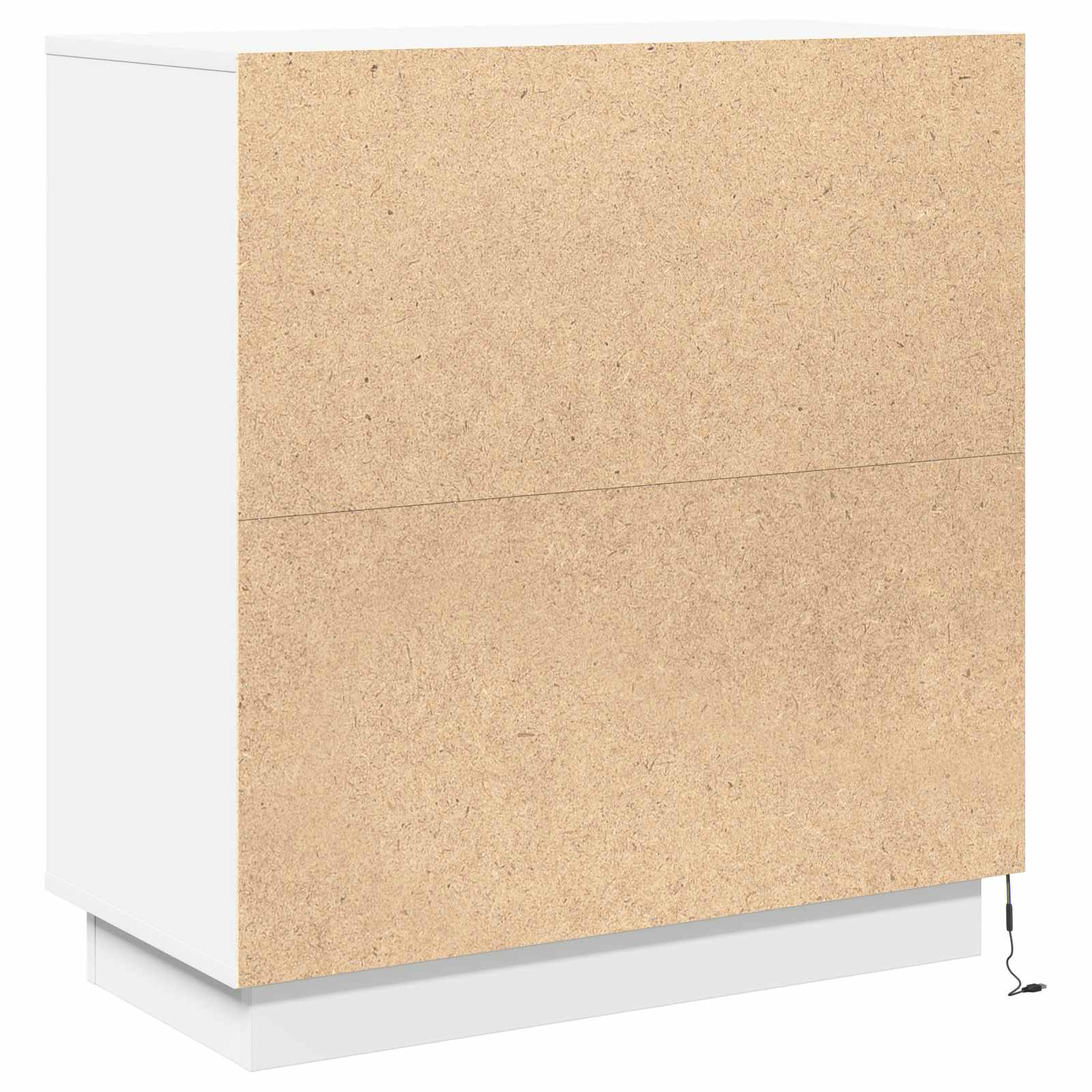 vidaXL Komoda LED dla Biały 71 x 34,5 x 75 cm Materiał drewnopochodny