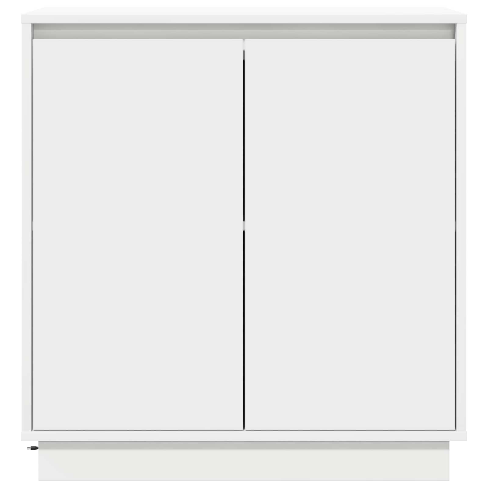 vidaXL Komoda LED dla Biały 71 x 34,5 x 75 cm Materiał drewnopochodny
