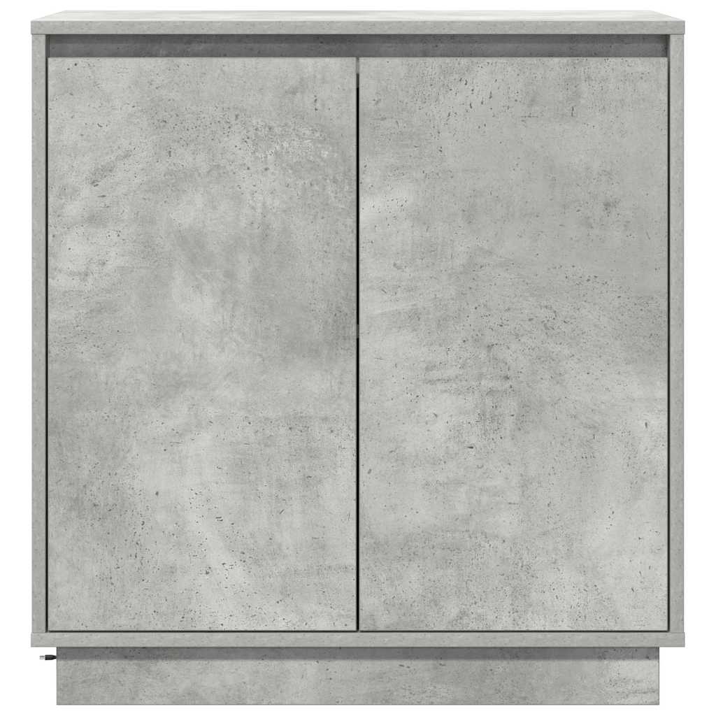 vidaXL Komoda LED Betonowy szary 71 x 34,5 x 75 cm