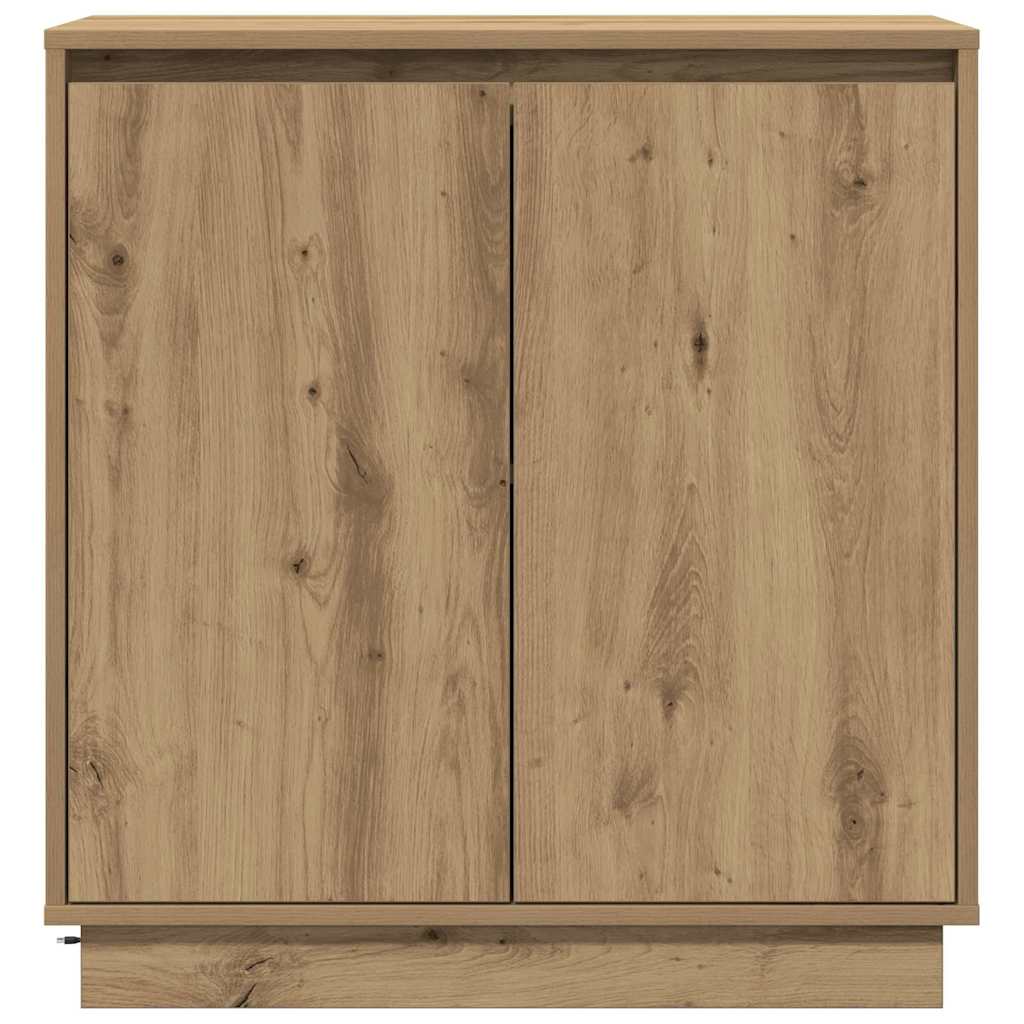 vidaXL Komoda LED Dąb artisan 71 x 34,5 x 75 cm