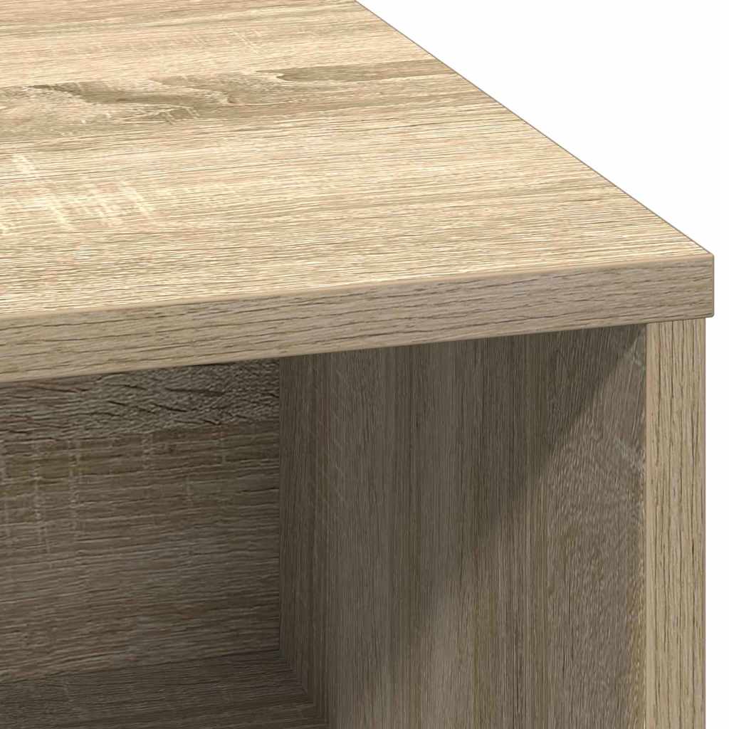 vidaXL Komoda LED Dąb Sonoma 71 x 34,5 x 75 cm Materiał drewnopochodny