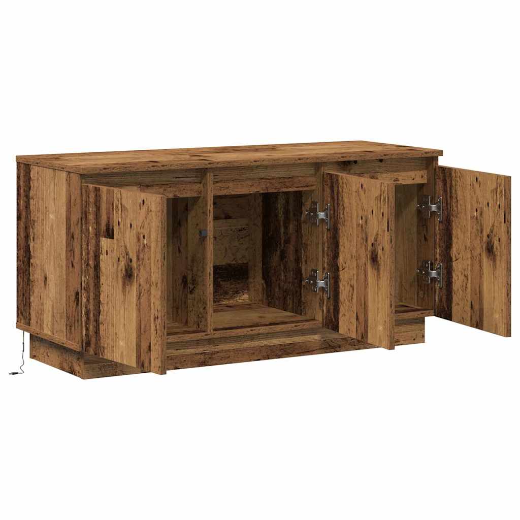 vidaXL Szafka pod telewizor Stare drewno 100 x 38 x 49 cm