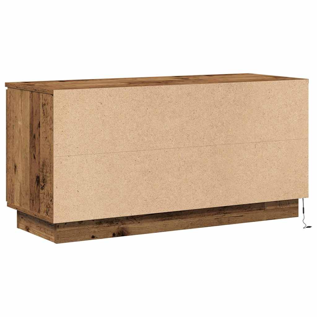 vidaXL Szafka pod telewizor Stare drewno 100 x 38 x 49 cm