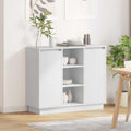 vidaXL Komoda LED Biały 90 x 32 x 75 cm Materiał drewnopochodny