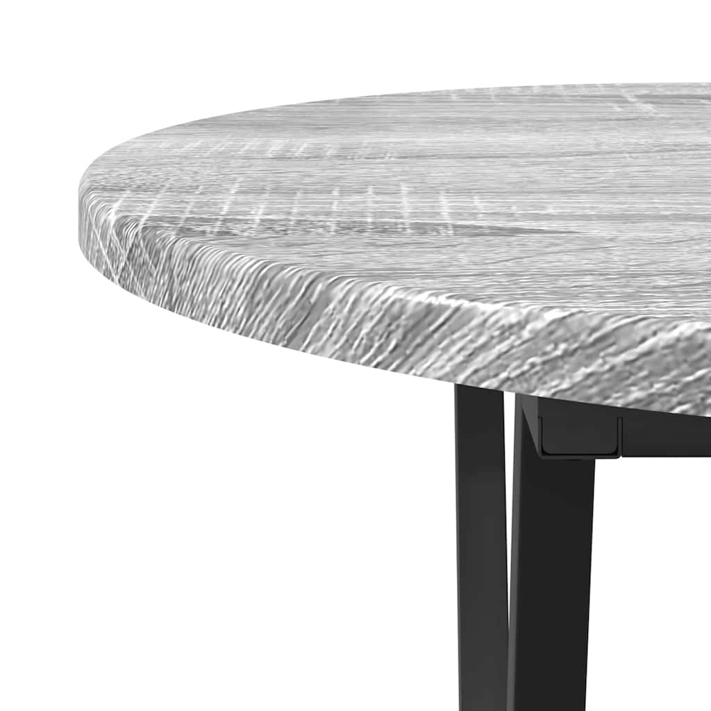 vidaXL Stolik kawowy Szary 80 x 40 x 40.5 cm