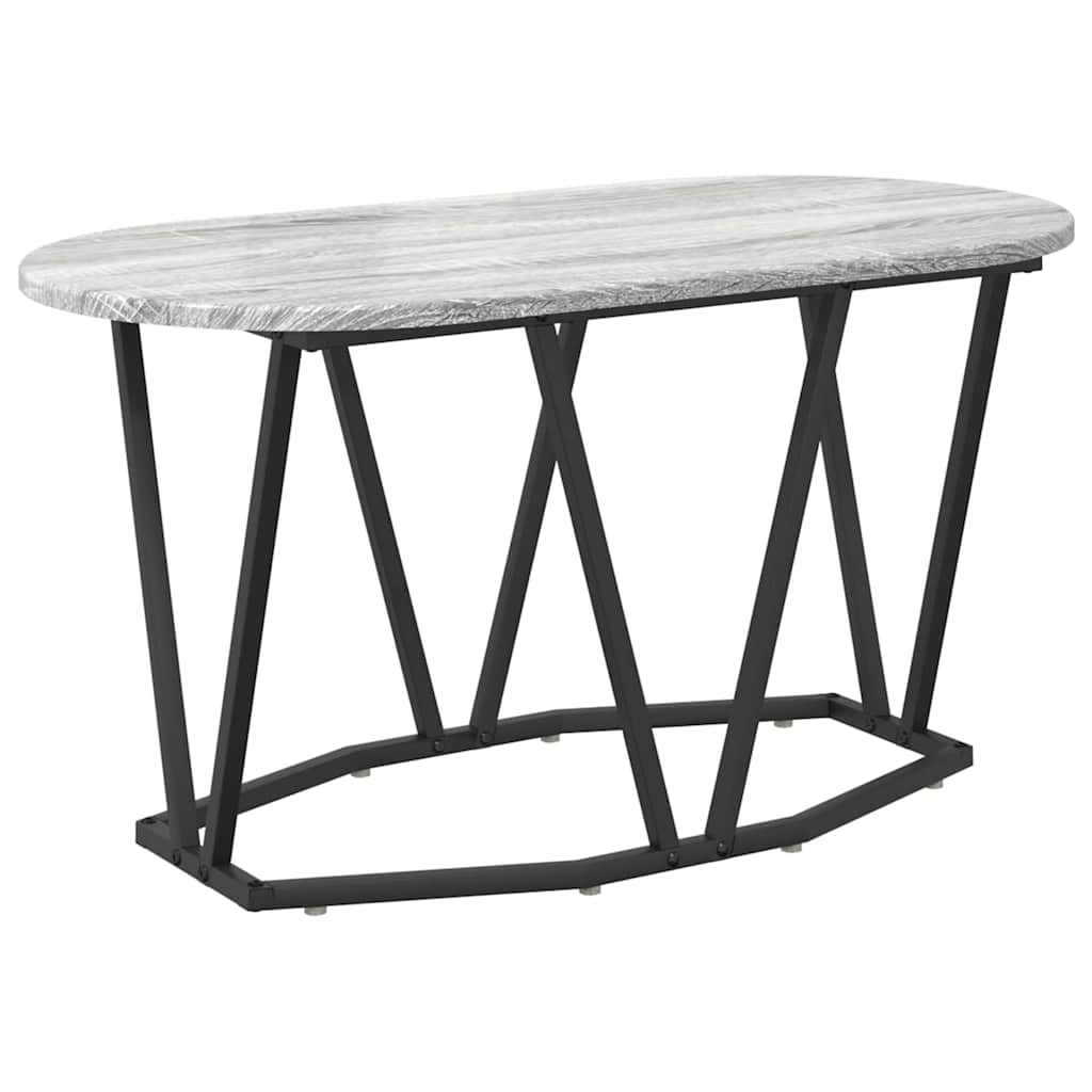 vidaXL Stolik kawowy Szary 80 x 40 x 40.5 cm