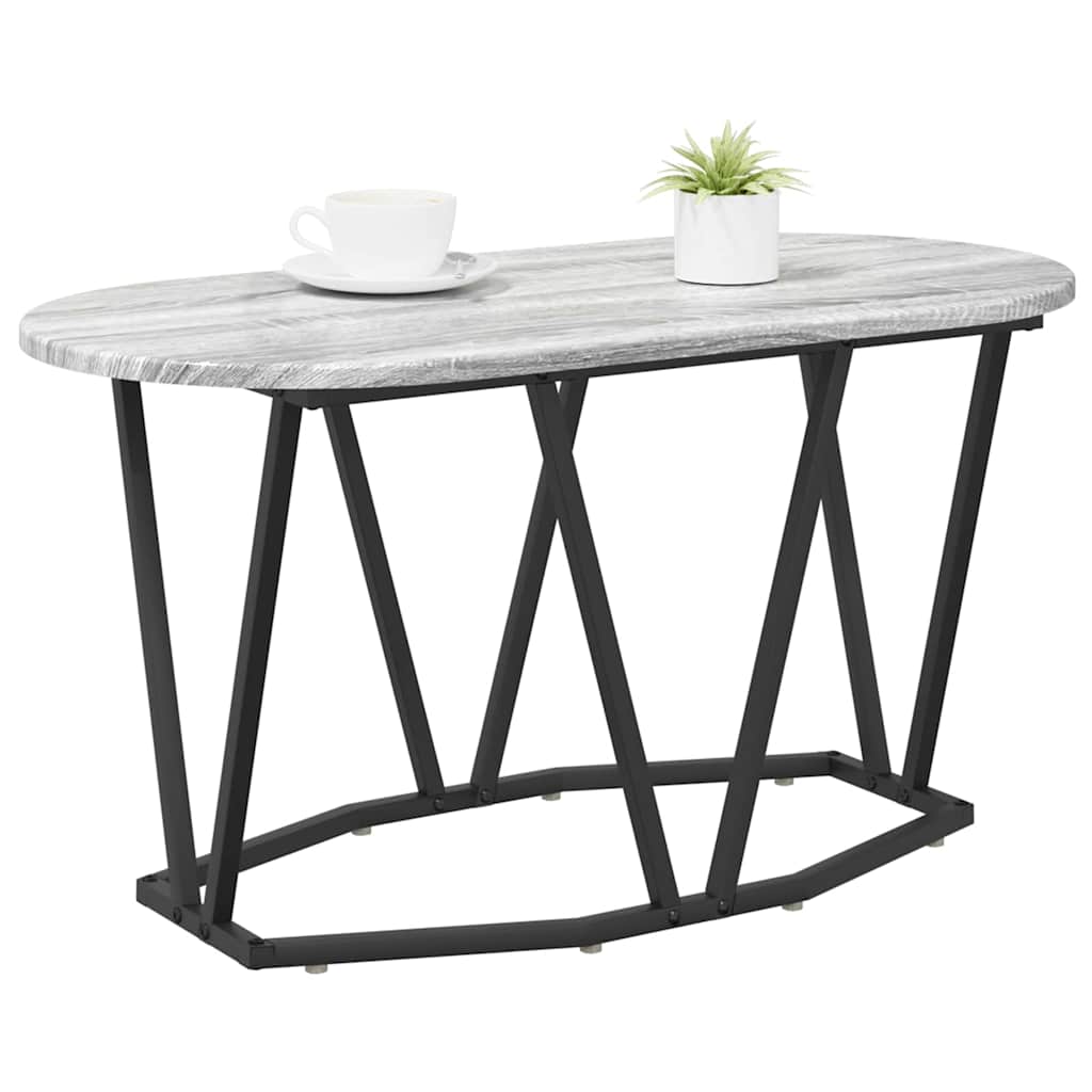 vidaXL Stolik kawowy Szary 80 x 40 x 40.5 cm