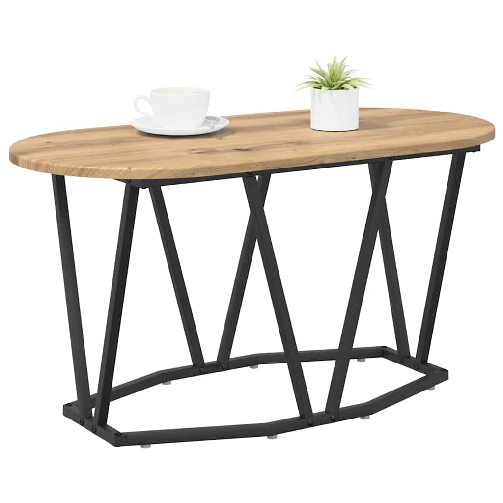 vidaXL Stolik kawowy Dąb rzemieślniczy 80 x 40 x 40.5 cm