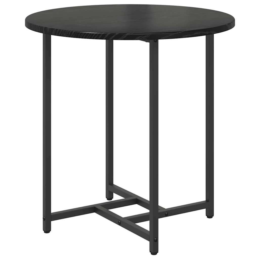 vidaXL Zestaw stolików bocznych 2 pcs Czarny Dąb