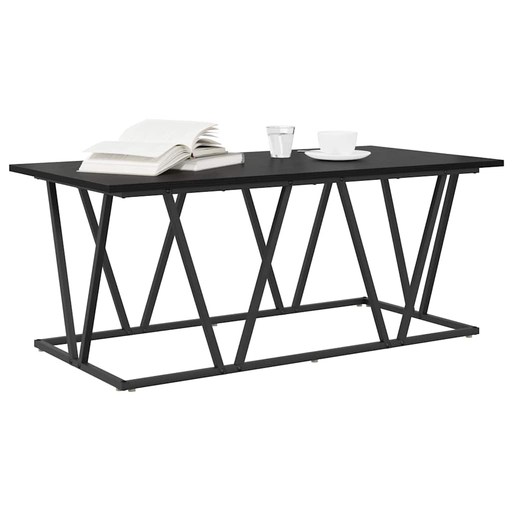 vidaXL Stolik kawowy Czarny Dąb 100 x 50 x 40 cm
