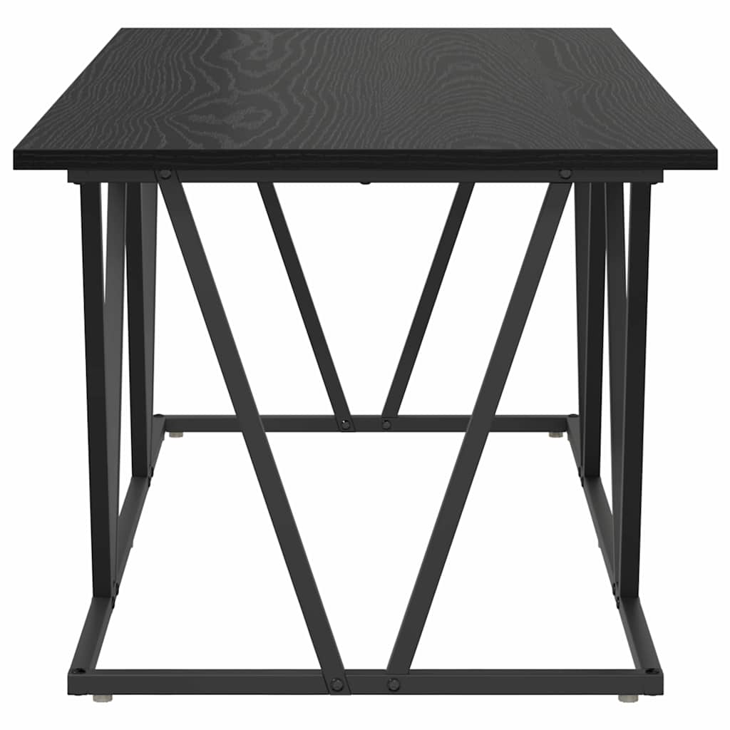 vidaXL Stolik kawowy Czarny Dąb 100 x 50 x 40 cm