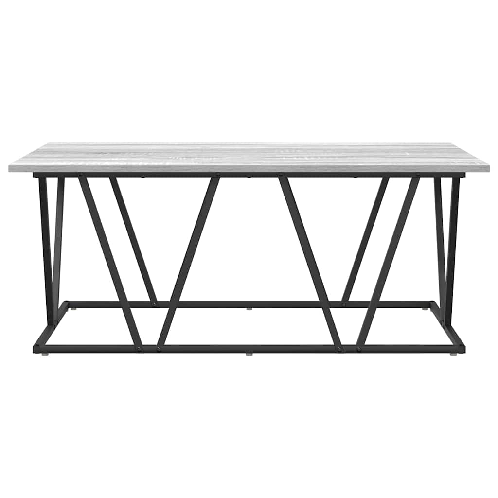 vidaXL Stolik kawowy Szary 100 x 50 x 40 cm