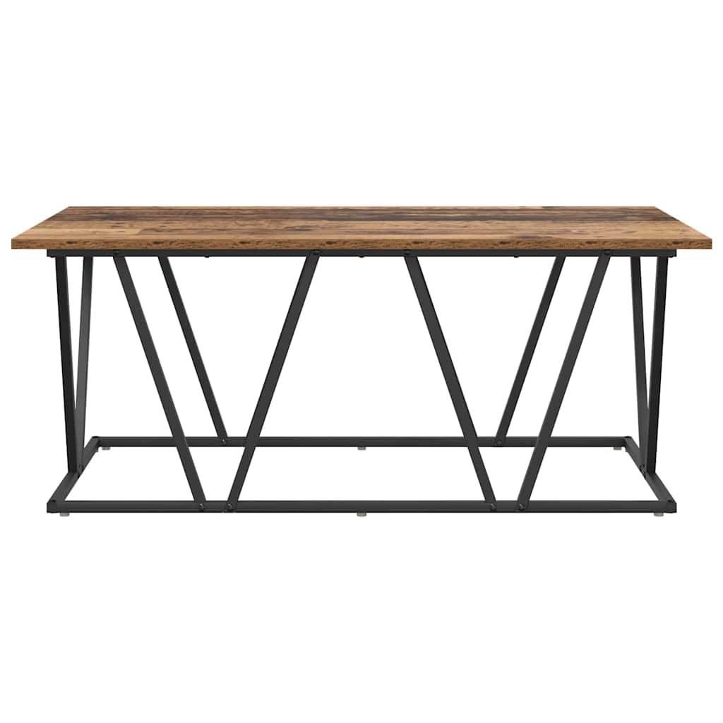 vidaXL Stolik kawowy Stare drewno 100 x 50 x 40 cm