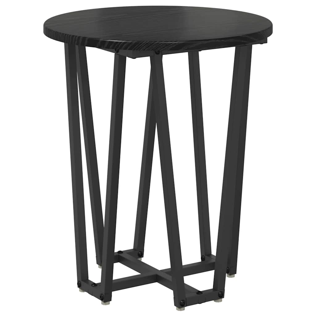 vidaXL Zestaw stolików bocznych 2 pcs Czarny Dąb