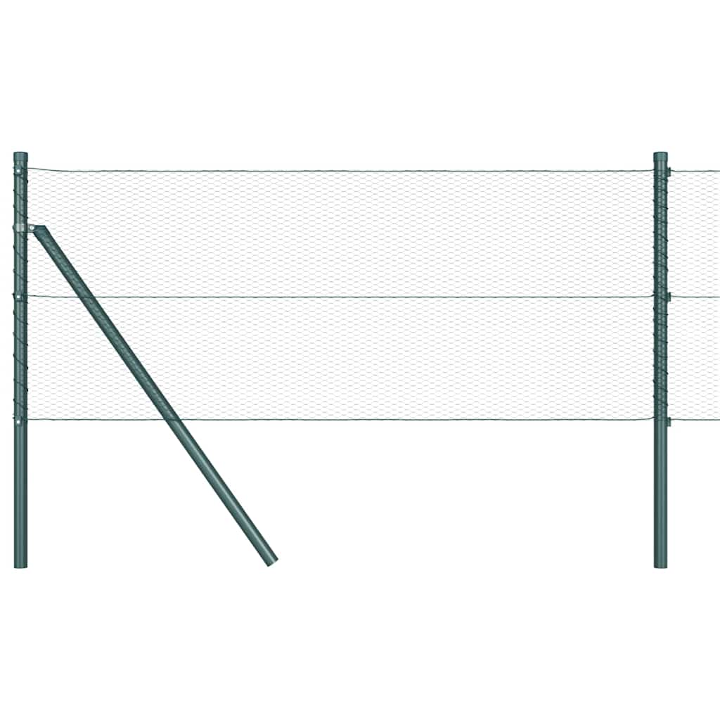 vidaXL Ogrodzenie spawane do mocowania w gruncie 10 x 0,6 m (S x W)