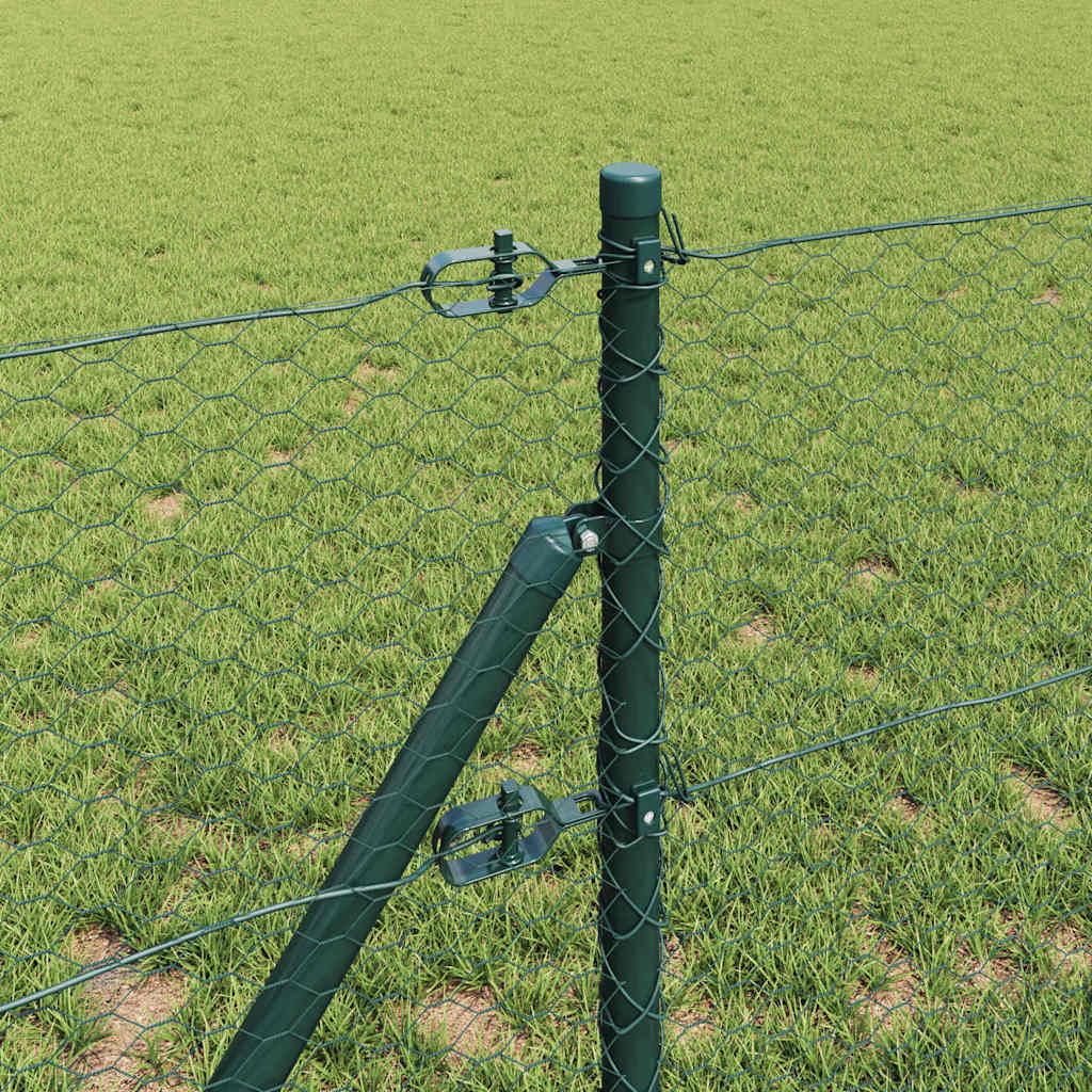 vidaXL Ogrodzenie spawane do mocowania w gruncie 10 x 0,6 m (S x W)