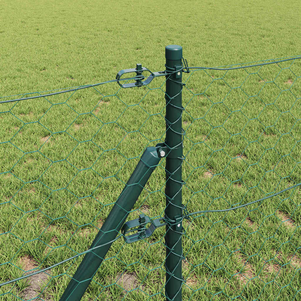 vidaXL Ogrodzenie spawane do mocowania w gruncie 10 x 0,6 m (S x W)