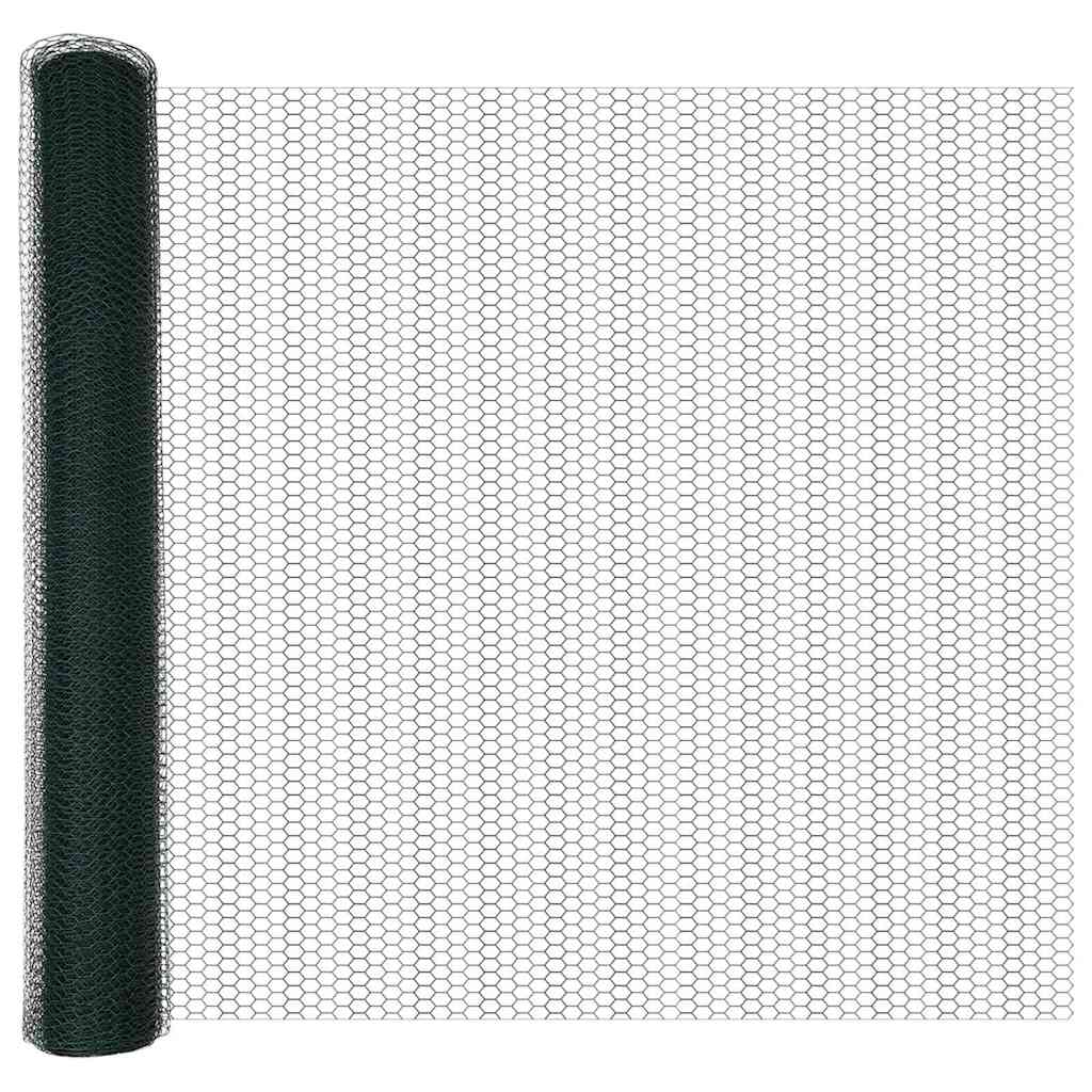 vidaXL Ogrodzenie spawane do mocowania w gruncie 10 x 1 m (S x W)